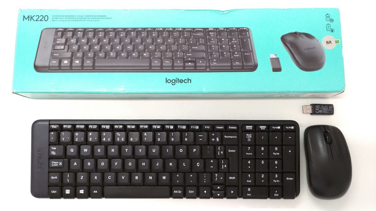Teclado E Mouse Sem Fio - Mk220 - Logitech