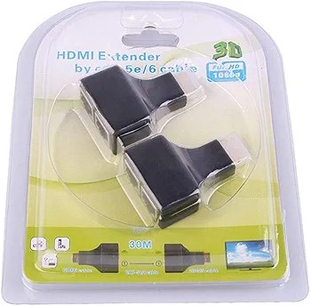 Extensor Hdmi Via Cabo De Rede Rj45