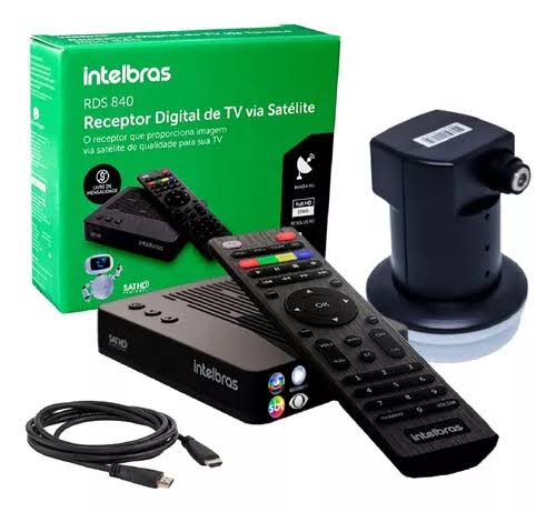 Receptor Digital De Tv Via Satélite - Rds 840 - Intelbras
