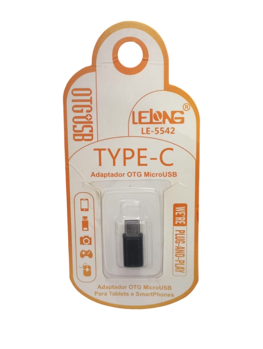 Adaptador Tipo C Macho P/  V8 Femea