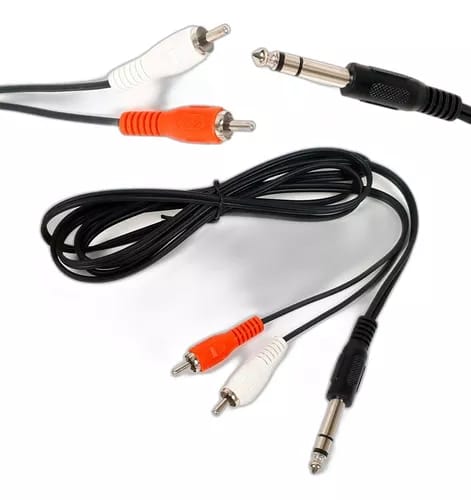 Cabo P10 Para 2rca 2m - Le 1010 - It Blue