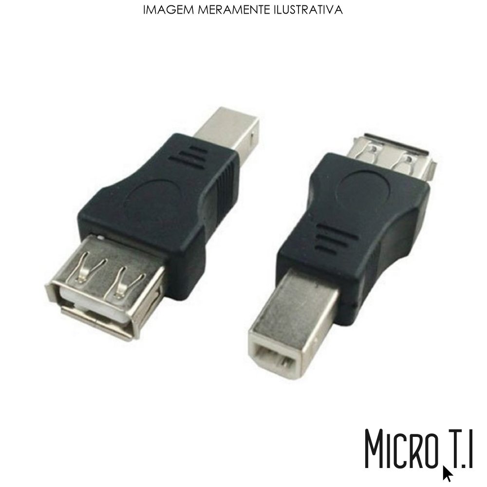Usb Femea P/ Impressora Le-01
