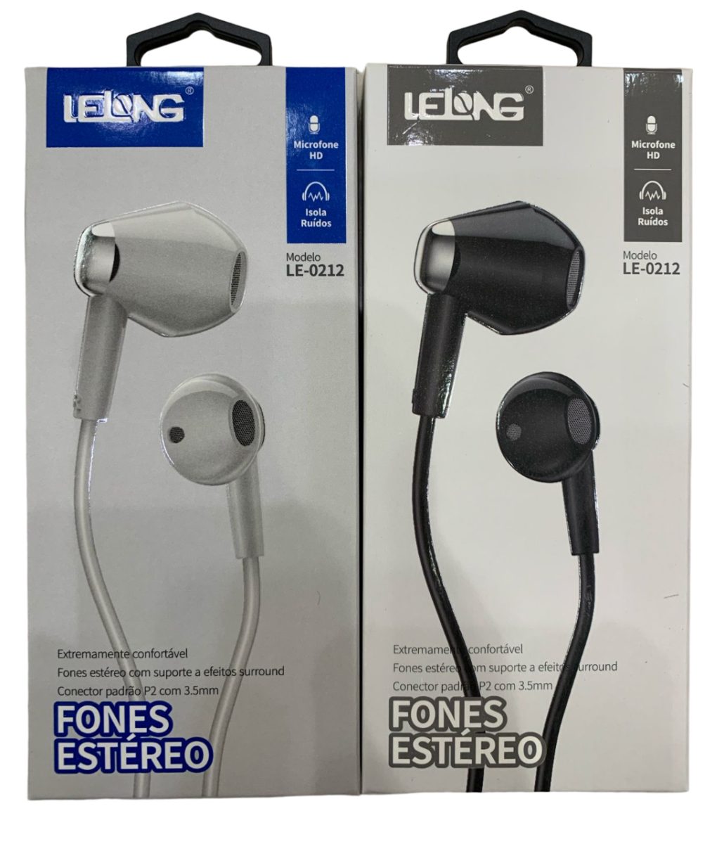 Fone De Ouvido P2 Le-0212 - Lelong