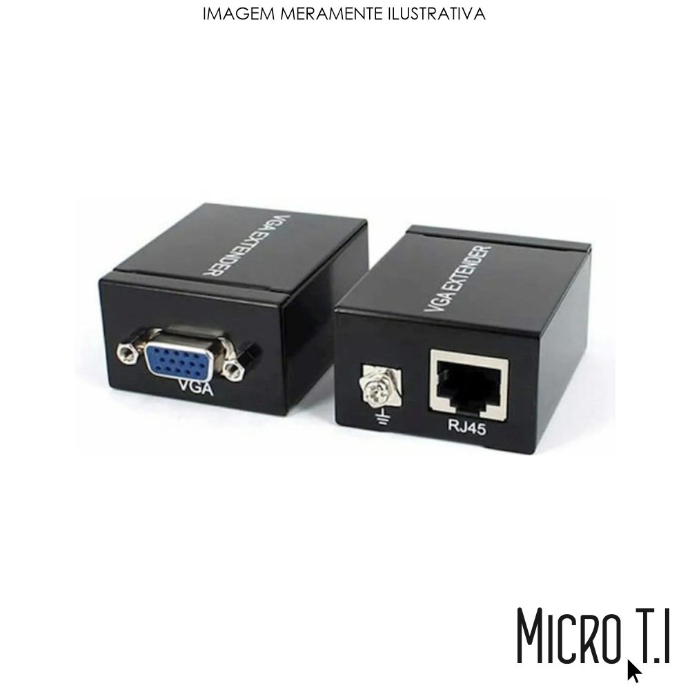 Extensor De Sinal Vga  Via Cabo De Rede Rj45 - Kp-Hm004 - Knup