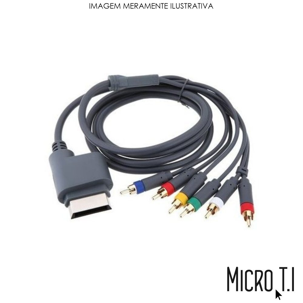 Cabo Av Rca Componente Para Xbox 360 Bm505 - B-Max