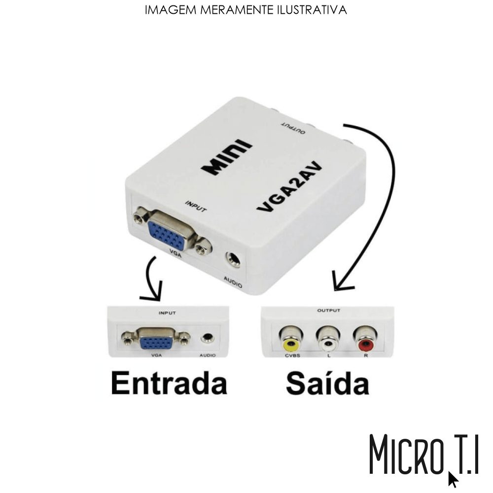 Conversor Rca Para Vga