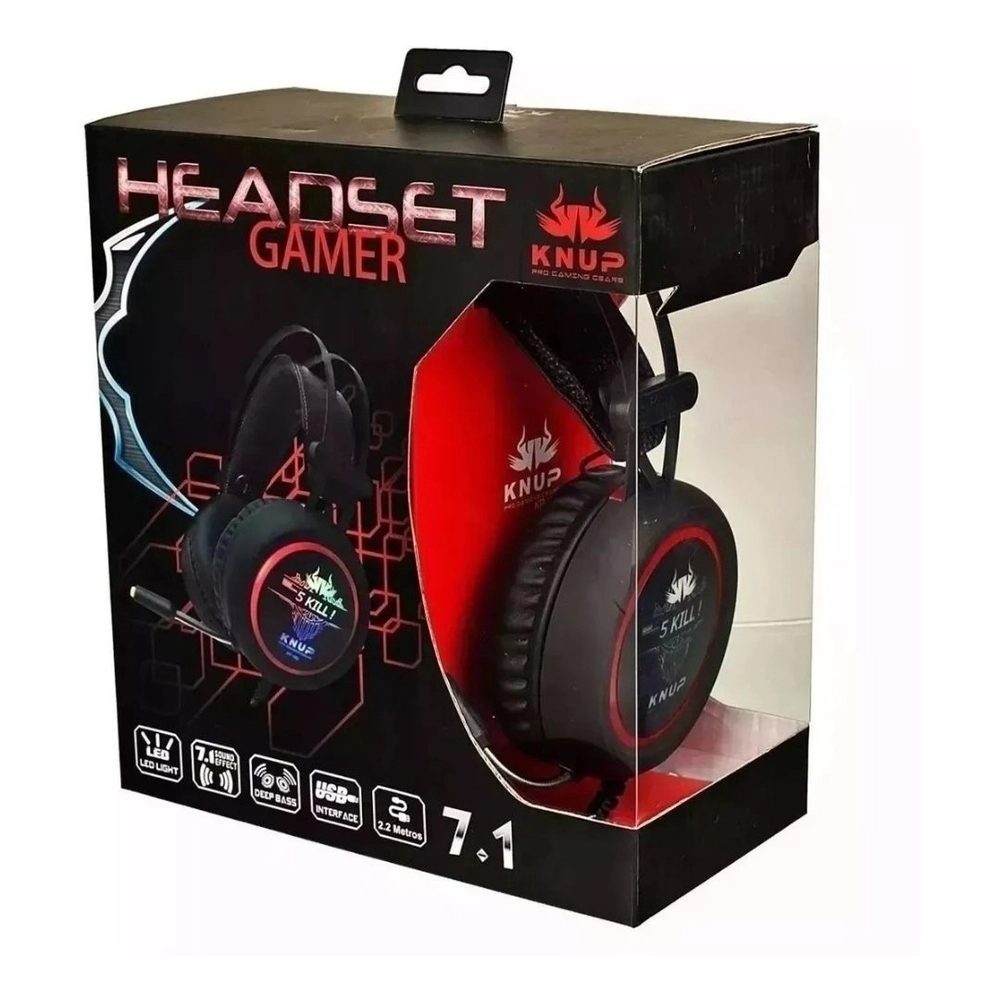 Headset  Gamer RGB - KP-401 - Knup