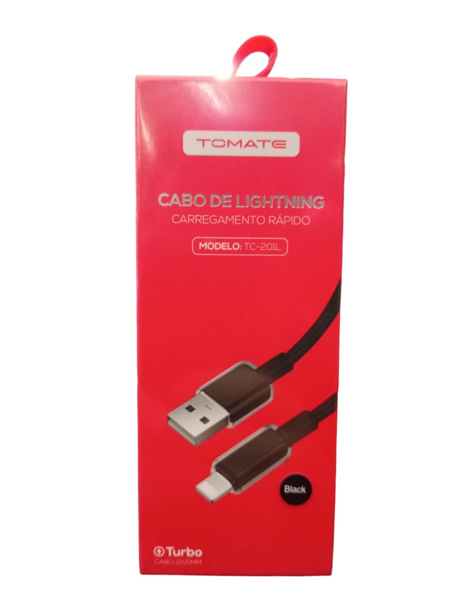 Cabo De Dados Iphone - Tc-201L - Tomate
