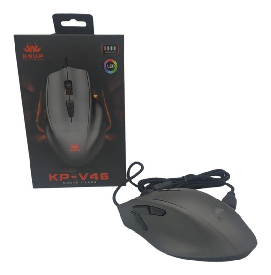Mouse Gamer Led Macro 8 Botões 7200dpi - Kp-v46 - Knup