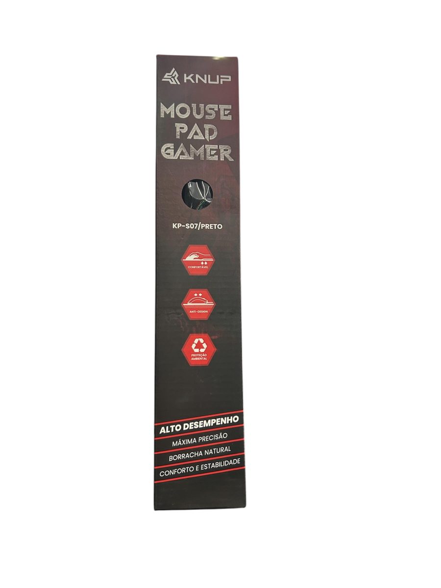 Mouse Pad Gamer Knup Preto - KP-S07