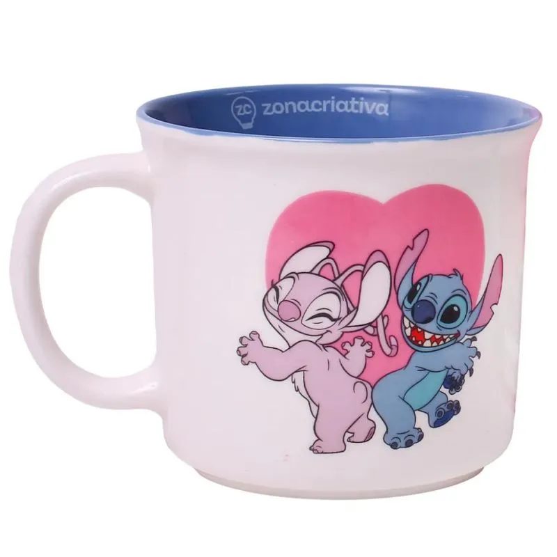 Caneca - Stitch e Angel - 350ml