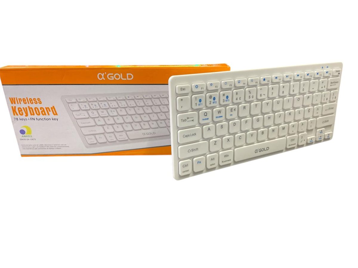 Teclado S/ Fio - A'Gold - TCD-05