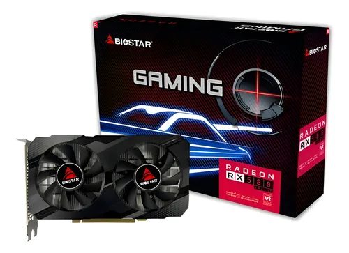 Placa de Vídeo Radeon RX580 8Gb DDR5 - Biostar
