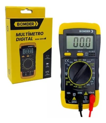 Multímetro Digital - Bom-6005 - Bomder