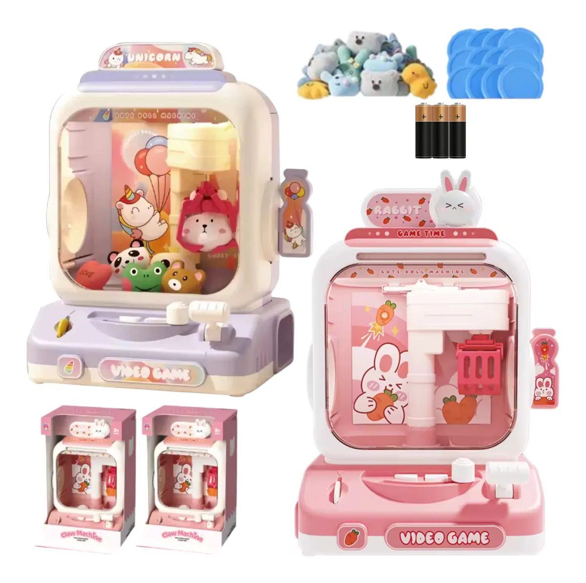 Mini Maquininha De Pegar Bichinho Infantil Garra Com Brindes