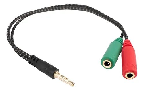 Adaptador P3 Macho P/ 2 P2 femêa - SFQ-009