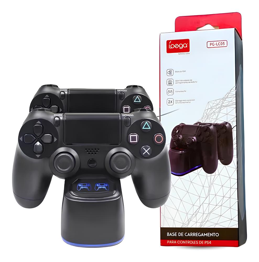 Base p/ Carregamento Controle PS4 - Ipega - Pg-Lc05