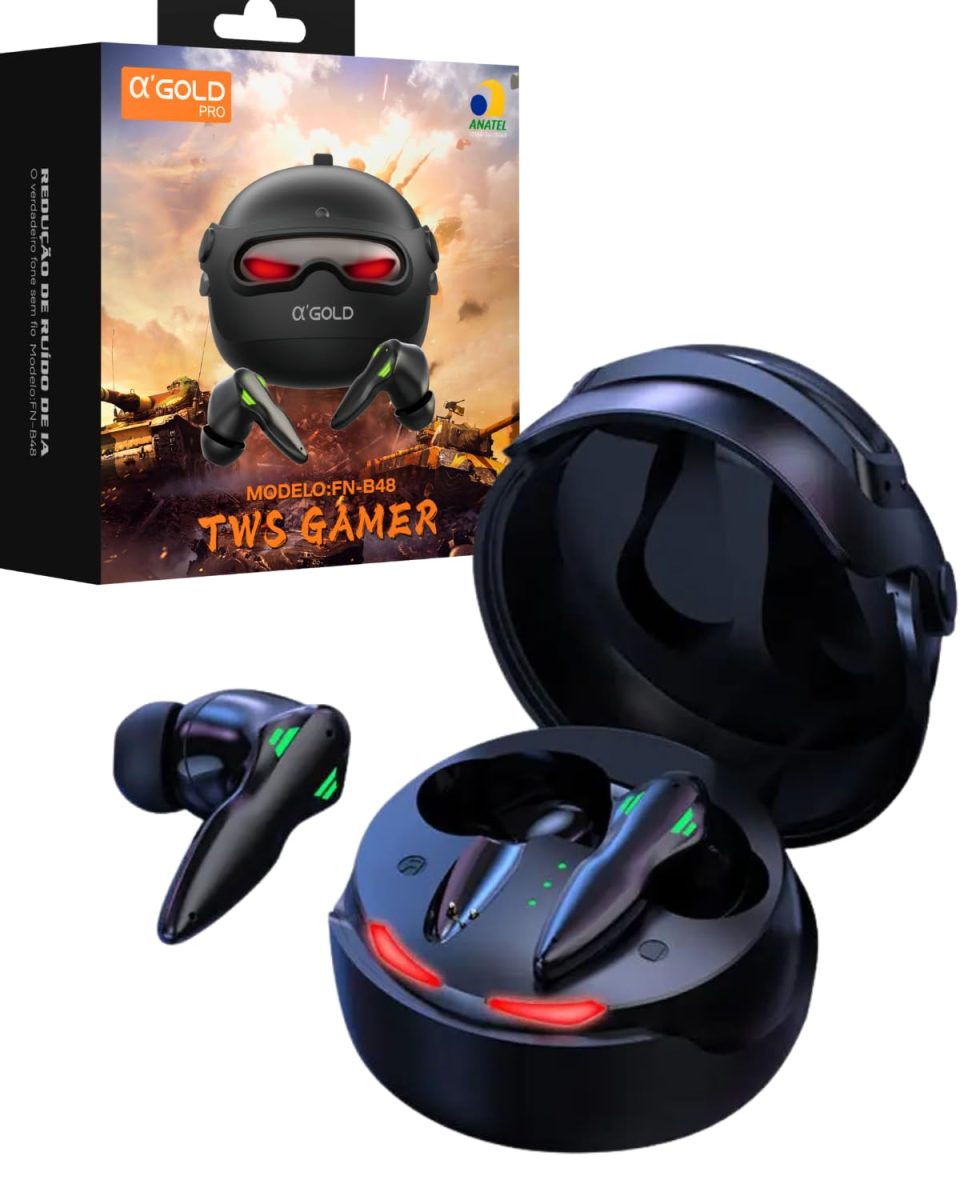 Fone Bluetooth Gamer FN-B48 - A'GOLD
