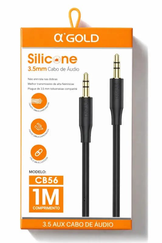 Cabo P2 para P2 1m - Cb56 - A'Gold