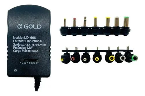 Fonte De Alimentação Universal - Ld-668 - A'Gold