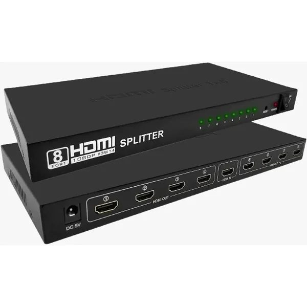 Splitter Hdmi 8 Port 1x8 - Kp-Sw100 - Knup