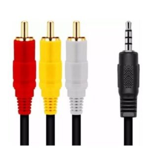 Cabo P3 Macho X 3rca Macho - Le-1001 - It Blue