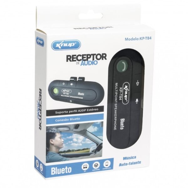 Receptor De Audio Bluetooth - Knup - Kp-T84