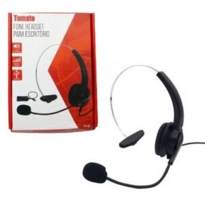 Fone Headset Para Escritorio - T-1011 - Tomate
