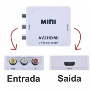 Conversor De Vídeo Vga P/ Hdmi (Áudio) - Mtv-612 - Tomate