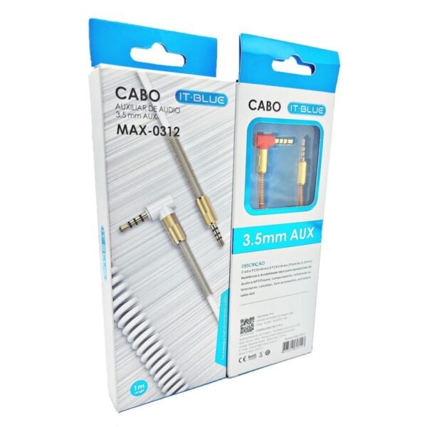 Cabo De Audio P3 P/ P3 - Max-0312 - It Blue