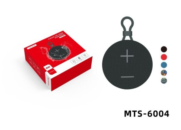 Caixa De Som Portatil - Mts-6004 - Tomate