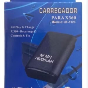 Kit Carregador E Bateria P/ Xbox 360 - Lb 5123