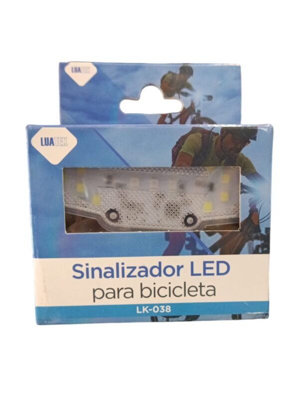 Sinalizador De Led P/ Bicicleta - Lk-038 - Luatek