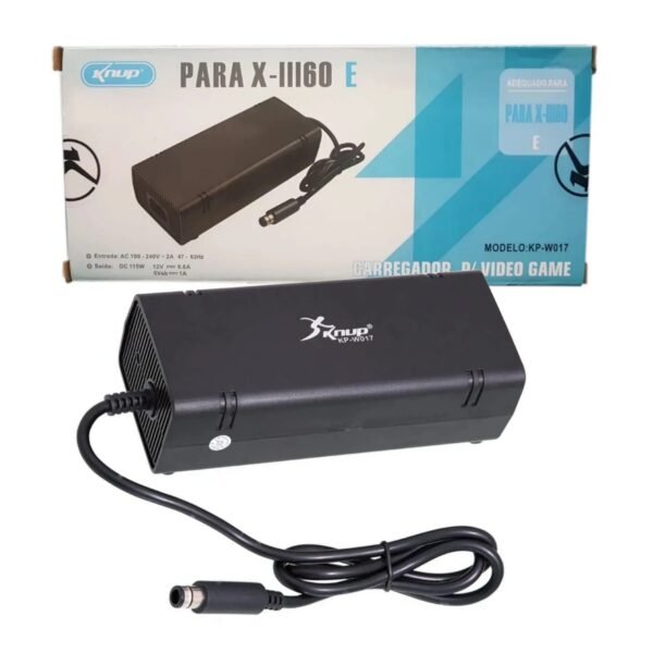 Fonte Carregador Para Xbox 360 Bivolt - Kp-W017 - Knup