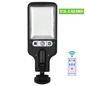 Lanterna Recarregável C/ Painel Solar - 616-1- Sensor Street Lamp
