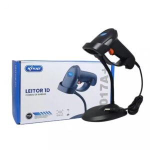 Leitor De Codigo De Barras 1d C/Fio Kp-1017a+ - Knup