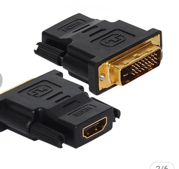 Conector Dvi Macho X Hdmi Femea