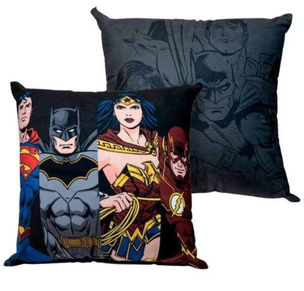 Almofada Veludo 40x40cm Liga Da Justiça