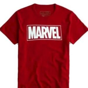 Camiseta Marvel Logo Vermelha Fem - Bl G - Clube Comix