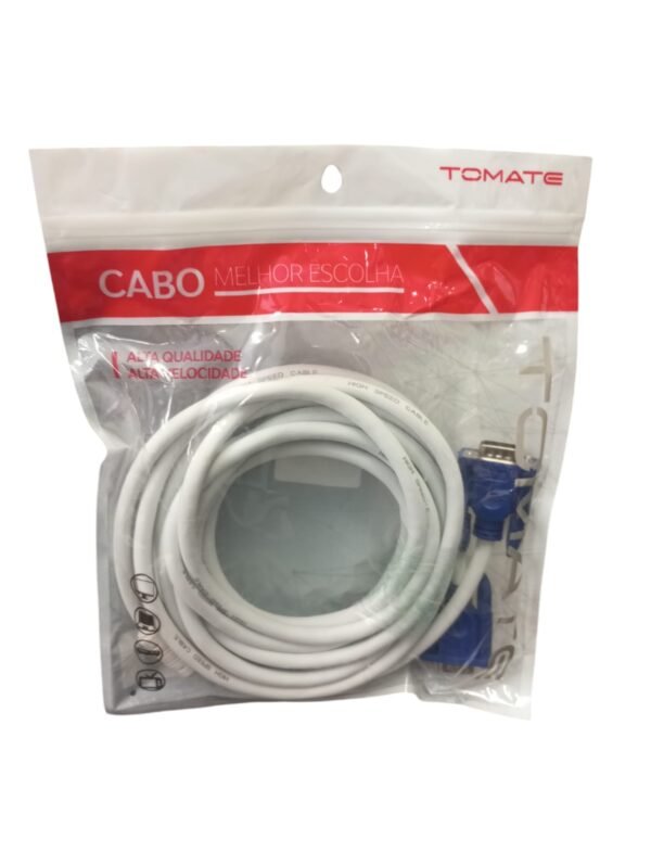 Cabo Vga 5 Metros - Mvg-1005 - Tomate