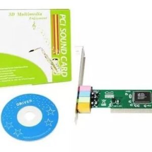 Placa De Som Pci 4.1 Canais