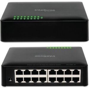 Switch 16 Portas Fast Ethernet - Sf 1600 Q+ - Intelbras