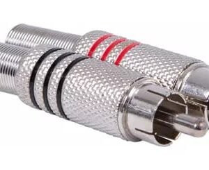 Conector Rca Vermelho/ Preto
