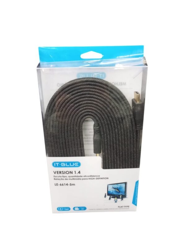 Cabo Hdmi 5m Le-6614 - It-Blue