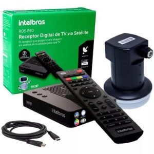 Receptor Digital De Tv Via Satélite - Rds 840 - Intelbras