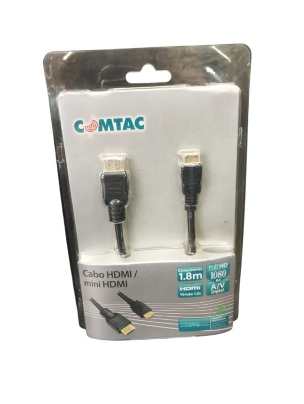 Cabo Hdmi/Mini Hdmi 1,8m - Comtac - Image 2