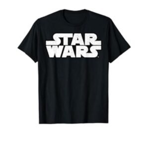 Camiseta Star Wars Logo Preto Fem  - Bl G - Clube Comix