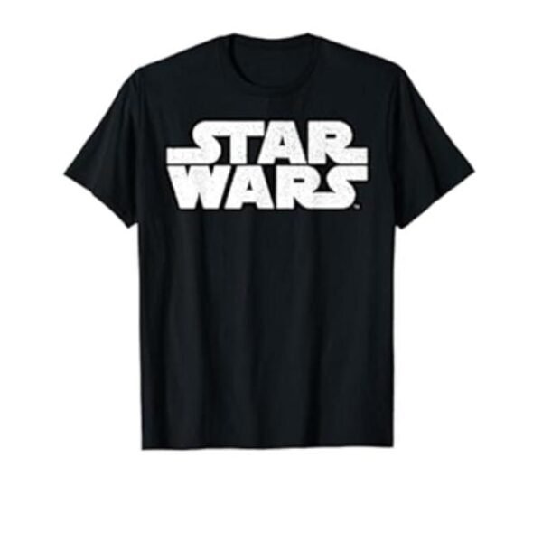 Camiseta Star Wars Logo Preto Fem  - Bl G - Clube Comix