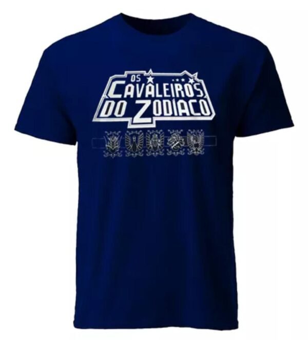 Camiseta Cavalheiros Logo Marinho - Tam M - Clube Comix