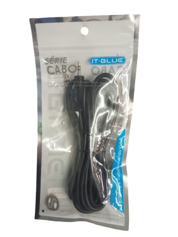 Cabo P2 Macho P/ P10 Macho 3m Le5513 - It Blue